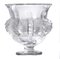 Französische Dampierre Vase aus Kristallglas von Lalique, 1970er 1