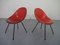 French Fiberglass Side Chairs, 1960s, Set of 2 1