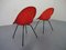 French Fiberglass Side Chairs, 1960s, Set of 2 4