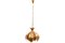 Model 6395 Brass Pendant Lamp from Holm Sørensen & Co, 1960s 1