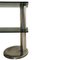 Vintage Chrome Plated Steel and Smoked Glass Console Table, 1970s, Image 3