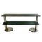 Vintage Chrome Plated Steel and Smoked Glass Console Table, 1970s, Image 1