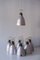 Lámpara colgante alemana Mid-Century de Alux, años 50, Imagen 3