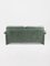 Vintage Green Leather Sofa from de Sede, 1980s, Image 2