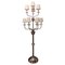 Art Deco Belgian Chrome 10-Arm Floor Lamp from Devis, 1920s, Image 1