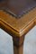 Antique Leather and Oak Dining Chairs, Set of 6, Image 14