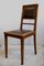 Antique Leather and Oak Dining Chairs, Set of 6, Image 1