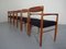 Dänische Esszimmerstühle aus Teak von H.W. Klein für Bramin, 1960er, 6er Set 4
