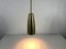 Mid-Century German Brass Pendant Lamp, 1950s 4