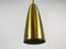 Mid-Century German Brass Pendant Lamp, 1950s, Image 3