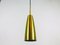 Mid-Century German Brass Pendant Lamp, 1950s 6