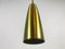 Lampade a sospensione Mid-Century in ottone, Germania, anni '50, set di 2, Immagine 3