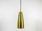 Mid-Century German Brass Pendant Lamps, 1950s, Set of 2, Image 7