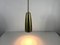 Mid-Century German Brass Pendant Lamps, 1950s, Set of 3, Image 4