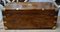 Antique Camphor Wood Military Campaign Chest 9