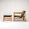 Danish Model 227 & 228 Armchair and Footstool Set from Børge Mogensen, 1960s, Set of 2, Image 1