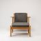 Danish Model 227 & 228 Armchair and Footstool Set from Børge Mogensen, 1960s, Set of 2, Image 10