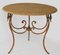 Italian Marble & Wrought Iron Side Table by Cupioli, Image 1