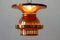 Mid-Century Danish Copper Ceiling Lamp 5