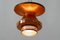 Mid-Century Danish Copper Ceiling Lamp 8