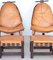 Brazilian Tropical Wood and Cognac Leather Lounge Chairs, 1960s, Set of 2 2