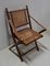 Mahogany and Bamboo Folding Chairs, 1920s, Set of 2 5