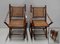 Mahogany and Bamboo Folding Chairs, 1920s, Set of 2, Image 2