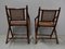 Mahogany and Bamboo Folding Chairs, 1920s, Set of 2 20