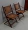 Mahogany and Bamboo Folding Chairs, 1920s, Set of 2, Image 3