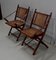 Mahogany and Bamboo Folding Chairs, 1920s, Set of 2 4