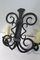 Wrought Iron Sconces, 1970s, Set of 2, Image 5