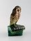 Statuetta Owls Sitting on Books in ceramica di Michael Andersen, anni '40, Immagine 1