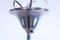 Lámpara de techo de vidrio ámbar de Mazzega, años 70, Imagen 2