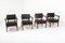 Rosewood & Leather Armchairs by Wim Den Boon, 1950s, Set of 4, Image 5
