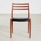 Teak 78 Dining Chairs by Niels Otto Møller for J.L. Møllers, 1960s, Set of 4 3