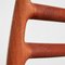 Teak 78 Dining Chairs by Niels Otto Møller for J.L. Møllers, 1960s, Set of 4, Image 6