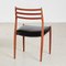 Teak 78 Dining Chairs by Niels Otto Møller for J.L. Møllers, 1960s, Set of 4, Image 5