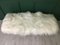 White Fluffy Sheepskin Bench with Hairpin Legs by Area Design Ltd 7