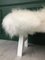 White Fluffy Sheepskin Bench by Area Design Ltd 7