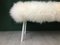 Panca Fluffy in pelle di pecora bianca di Area Design Ltd, Immagine 8