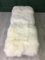 White Fluffy Sheepskin Bench by Area Design Ltd 5
