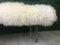 Panca Fluffy in pelle di pecora bianca di Area Design Ltd, Immagine 8