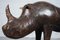 Großes Vintage Nashorn aus Leder von Dimitri Omersa für Liberty 6