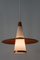Sputnik Deckenlampe aus Kupfer & Opalglas, 1950er 13