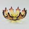 Mid-Century Flamed Centerpiece from Made Murano Glass 3
