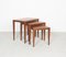 Teak Nesting Tables by Severin Hansen for Haslev Møbelsnedkeri, 1950s 2