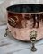 Antique Victorian Copper & Brass Log Cauldron 9