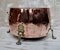 Antique Victorian Copper & Brass Log Cauldron, Image 2
