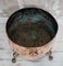 Antique Victorian Copper & Brass Log Cauldron 12