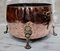 Antique Victorian Copper & Brass Log Cauldron, Image 5